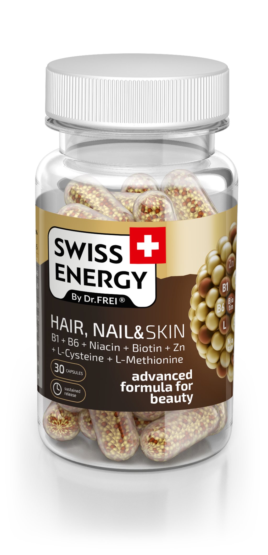 Капсулы Swiss Energy Hair Nail Skin 30 Логотип(logo)