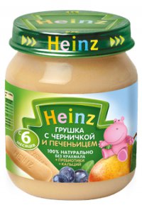 Логотип компании Фруктовое пюре Для детей ТМ Heinz