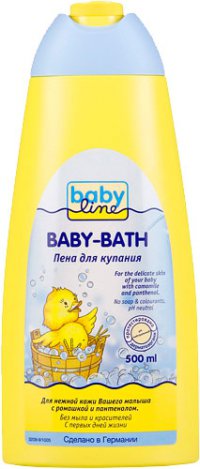 Логотип компании Пена для ванны Для детей ТМ Babyline