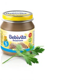 Логотип компании Мясное пюре Для детей ТМ Bebivita