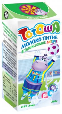 Молоко Для детей ТМ Тотоша Логотип(logo)