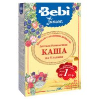 Логотип компании Каша без молока Для детей Мюсли ТМ Bebi