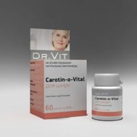 Логотип компании Carotin-o-Vital от Dr.Vit для кожи