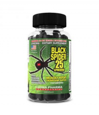 Жиросжигатель Black Spider 25 Ephedra Логотип(logo)