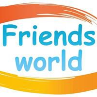 FriendsWorld языковый летний лагерь Логотип(logo)