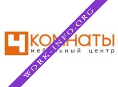 Логотип компании 4 Комнаты, Мебельный центр