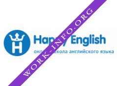 Happy English, он-лайн школа английского языка Логотип(logo)