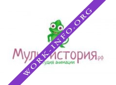 Студия анимации Мультистория Логотип(logo)