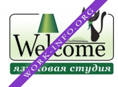 Welcome, языковая студия Логотип(logo)